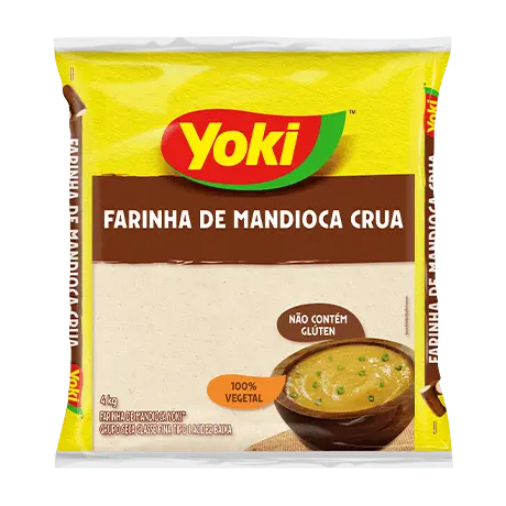 Farinha Mandioca Crua 4 kg