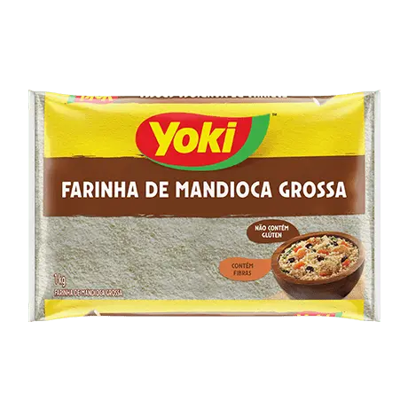 Farinha de Mandioca Grossa 1kg