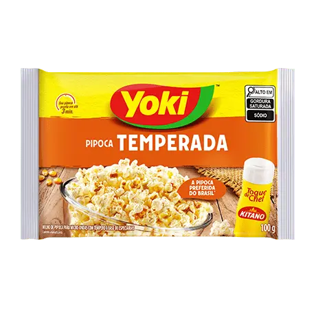 Pipoca Micro Temperada Toque Chef 100 g