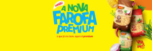 Chegou a nova farofa Premium! O que já era bom, agora é premium